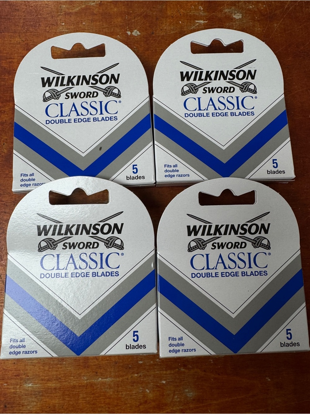 Wilkinson Sword Classic Double Edge Blades - 5 blades each(4 pack)